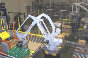 Motoman Robots Handling and Palletizing