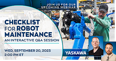 Checklist for Robot Maintenance - An Interactive Q&A Session