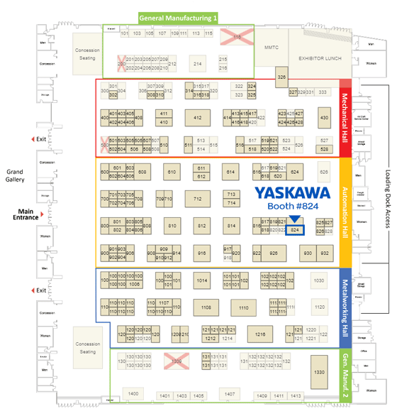 AME Booth Map