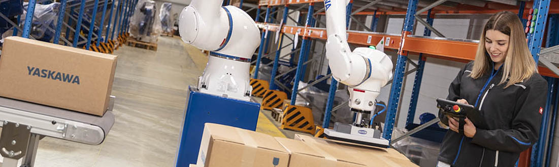 Collaborative Palletizing: A Logical First Step into Robotic Automation