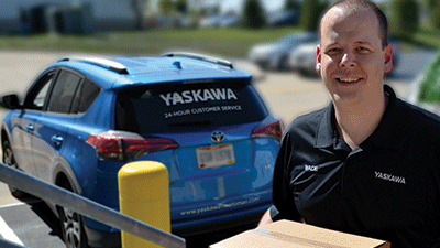 Yaskawa Motoman robot parts and field service delivered on-site