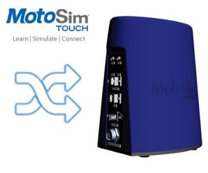 MotoSim Touch for Virtual STEM Classroom robotics